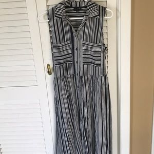 Who What Wear Black and White Dress